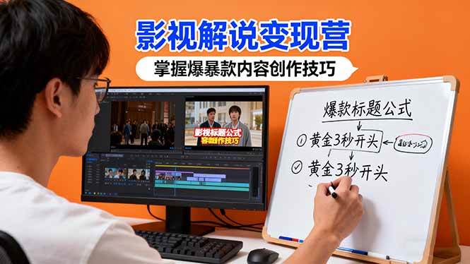 (16348期)影视解说变现营:通过30+实战案例爆款内容创作技巧,掌握影视解说盈利密码 (16348期)影视解说变现营:通过30+实战案例爆款内容创作技巧,掌握影视解说盈利密码