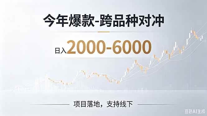 (19150期)2026创业新风口—跨品种对冲震撼首发!日收益2000-6000+,项目绿色长久,安全稳健
