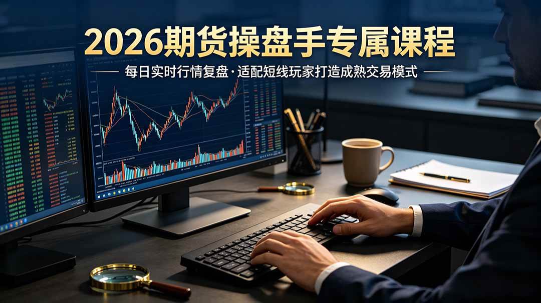 (19300期)2026期货操盘手专属课程-更新7月11,每日实时行情复盘,适配短线玩家打造成熟交易模式