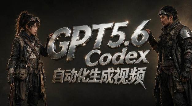 (19393期)GPT5.6+Codex自动化视频生成:提示词设计×角色设定×封面海报×工作流思路,高效产出AI视频