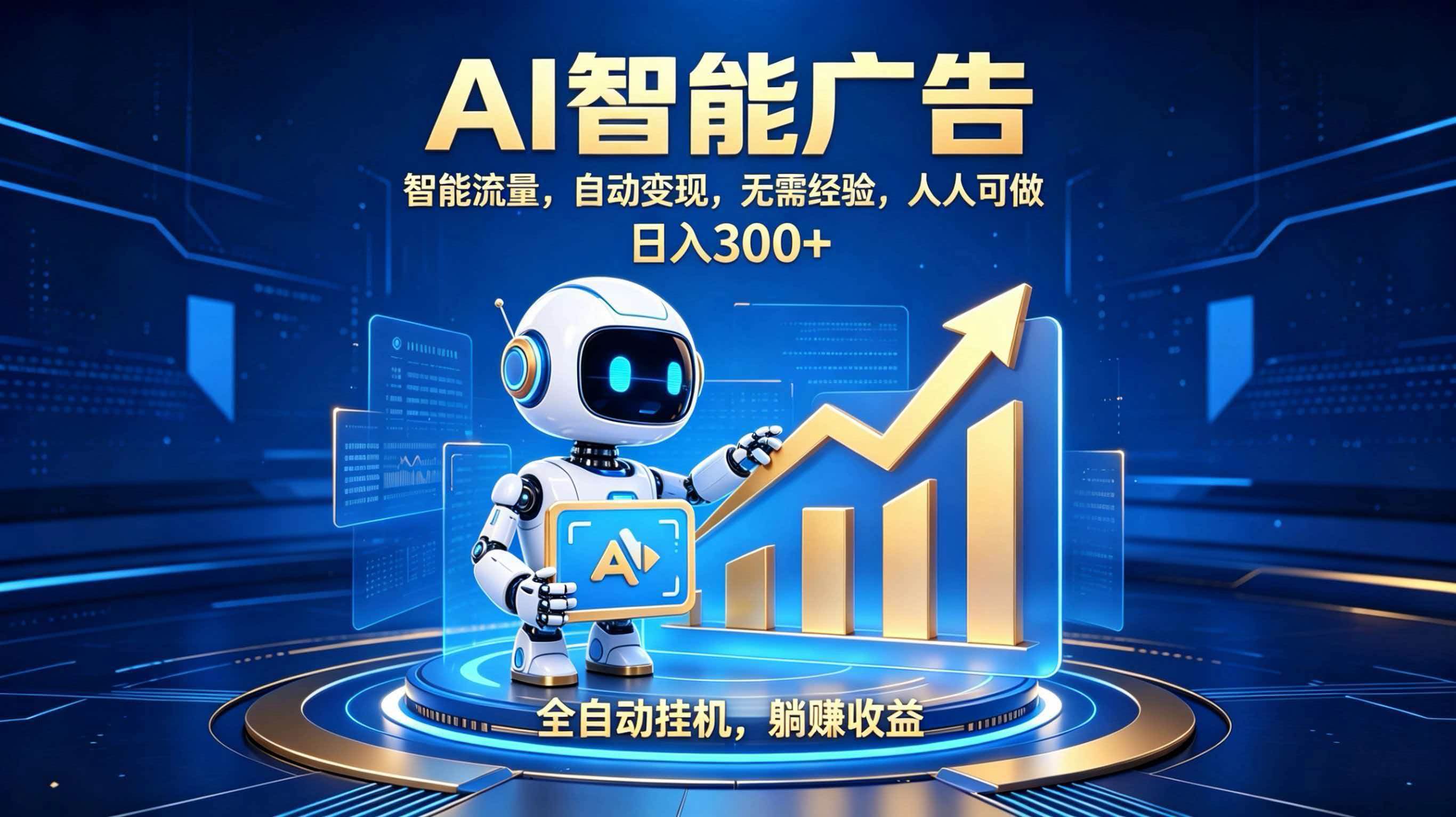 (19848期)轻资产新赛道,全自动AI广告,打造持续收益