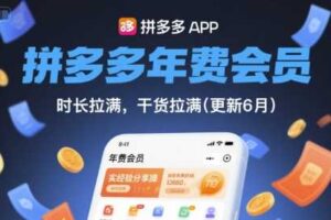 拼多多年费会员，实经验分享操，时长拉满，干货拉满(更新6月)