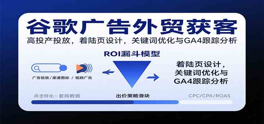 谷歌广告外贸获客,高投产投放,着陆页设计,关键词优化与GA4跟踪分析-万力资源网_专注分享网络赚钱副业项目-创业项目分享