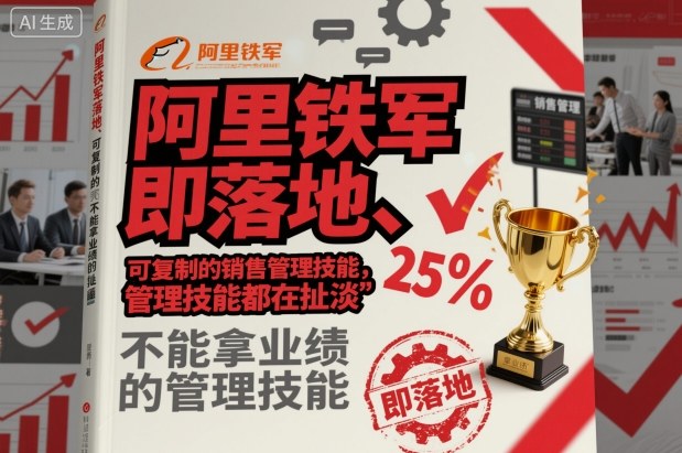 阿里铁军即落地、可复制的销售管理技能,不能拿业绩的管理技能都在扯淡-万力资源网_专注分享网络赚钱副业项目-创业项目分享