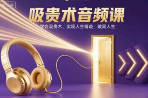 吸贵术音频课，学会吸贵术，实现人生奇迹，破局人生