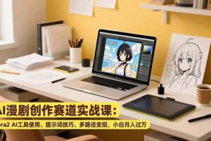 (16936期)AI漫剧创作赛道实战课:Sora2 AI工具使用、提示词技巧、多路径变现,小白月入过万