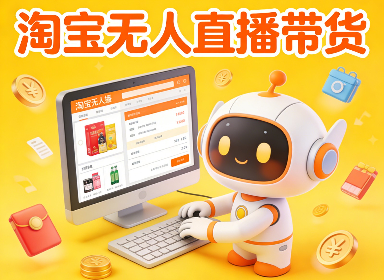 淘宝无人直播带货，24小时自动卖货，月佣金1W+，不违规不封号，不用露脸-苏武资源网