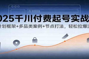 2025千川付费起号实战课：新计划框架+多品类案例+节点打法，轻松拉爆流量