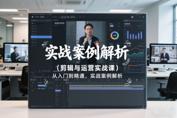 剪辑与运营实战课,从入门到精通,实战案例解析(更新2026)