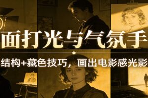 画面打光与气氛手册:光感结构+藏色技巧,画出电影感光影效果