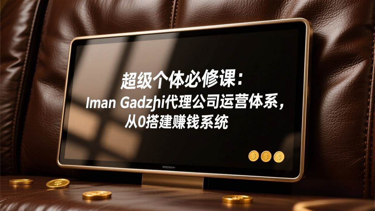 （17525期）超级个体必修课：Iman Gadzhi代理公司运营体系，从0搭建赚钱系统