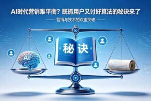 (18600期)AI时代营销难平衡?既抓用户又讨好算法的秘诀来了【原创双语字幕】