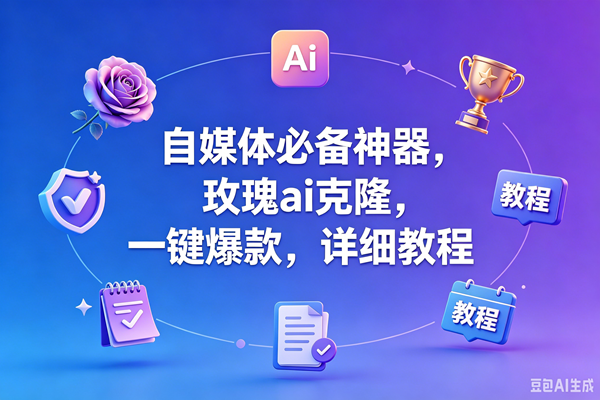 （18737期）玫瑰克隆工具，一键爆款ai工具，自媒体必备神器，50多个的功能，详细教程
