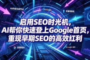 启用SEO时光机，AI帮你快速登上Google首页，重现早期SEO的高效红利【原创双语字幕】