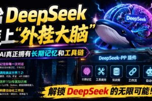 给DeepSeek装上“外挂双手”，秒用Skill，拥有长期记忆、浏览器控制和工具链！开源插件，DeepSeek++