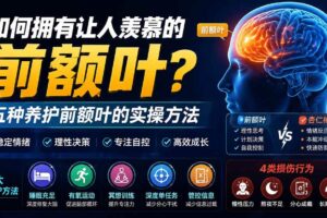 （19805期）付费文章：如何拥有让人羡慕的前额叶？五种养护前额叶的实操方法