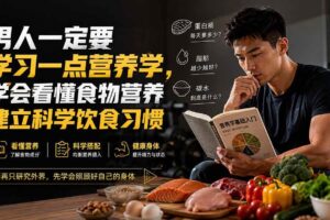 （20055期）付费文章：男人一定要学习一点营养学，学会看懂食物营养建立科学饮食习惯