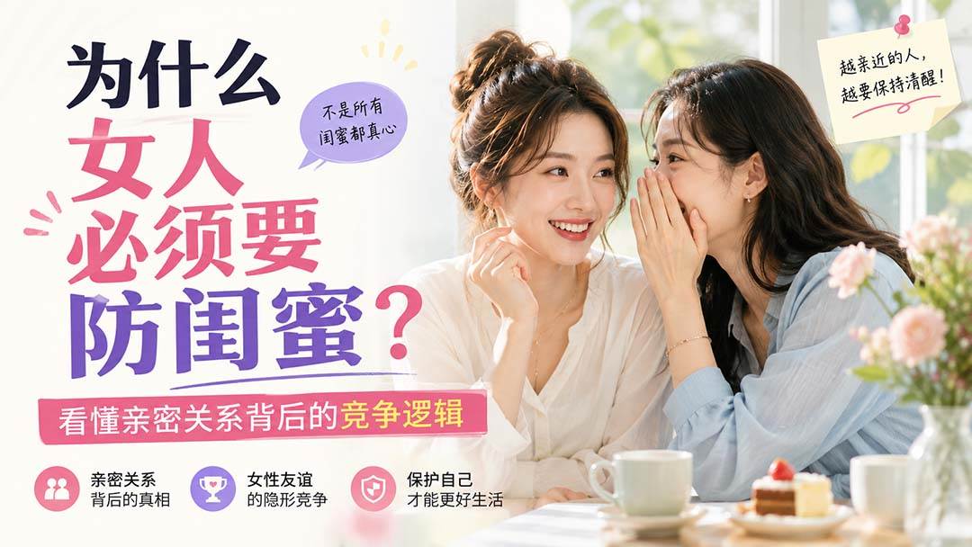 （20114期）付费文章：为什么女人必须要防闺蜜？看懂亲密关系背后的竞争逻辑