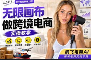 【跨境电商必备】AI无线画布制作商品宣传视频，四步搞定，无线画布工作流，操作简单好上手