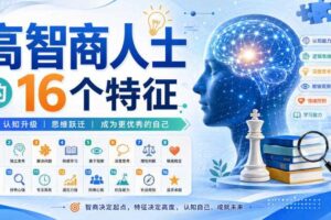 付费文章：高智商人士的16个特征