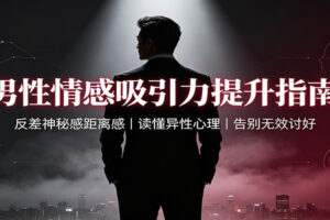男性情感吸引力提升指南：反差神秘感距离感，读懂异性心理，告别无效讨好