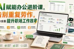 AI赋能办公进阶课，告别重复劳作，用AI全面提升职场工作效率