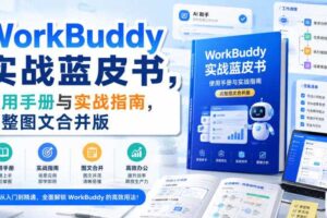 WorkBuddy实战蓝皮书，使用手册与实战指南，完整图文合并版