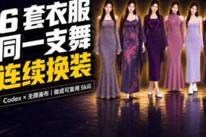 同一支舞，6套衣服按顺序切换：我把服装换装视频做成了一个Skill