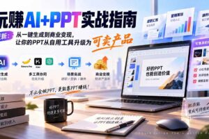 （20247期）玩赚AI+PPT实战指南-更新5月13：从一键生成到商业变现，让你的PPT从自用工具升级为可卖产品
