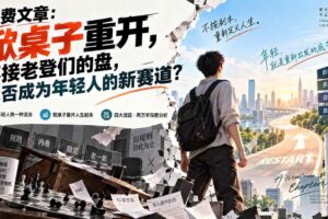 （20557期）付费文章：掀桌子重开，不接老登们的盘，能否成为年轻人的新赛道？