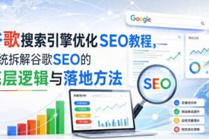 小白新君SEO·谷歌搜索引擎优化SEO教程，系统拆解谷歌SEO的底层逻辑与落地方法（部分更新2026）