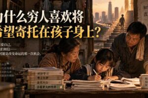 某社群精品文章：为什么穷人喜欢将希望寄托在孩子身上？
