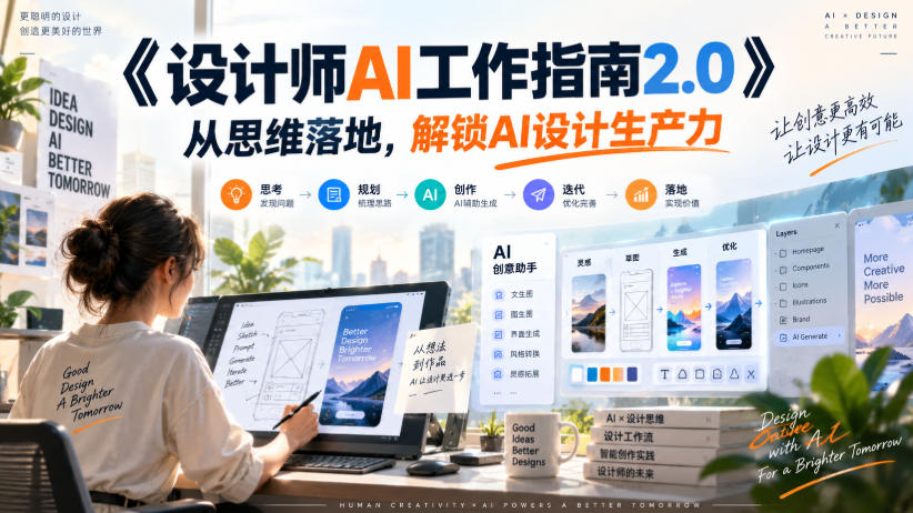 《设计师AI工作指南2.0》从思维落地-无水印，解锁AI设计生产力