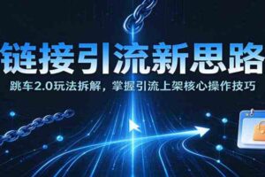 链接引流新思路：跳车2.0玩法拆解，掌握引流上架核心操作技巧